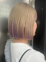 イリ 大阪(ili)&nbsp;ハイライトカラーミルクティーベージュレイヤーカット