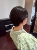 大人ショートボブ/うる美髪/似合わせカット/イメチェン/顔周り