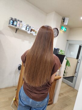 ミラシィ 成田(Mirashy) ハイライトカラーミルクティーベージュレイヤーカット