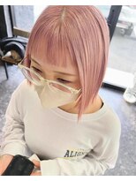 ヴィオラカラー(VIOLLA COLOR) ハイトーンカラー×ナチュラルボブ/小倉