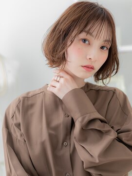 カバーヘア 上尾西口店(COVER HAIR) マロンブラウンくびれひし形レイヤーカットh4上尾20代30代40代