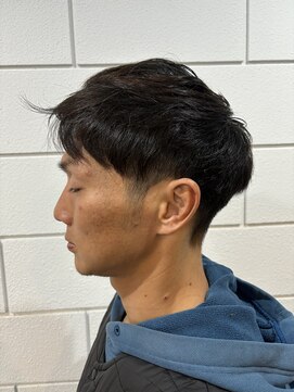 イッヒ 茅ヶ崎(IHHI) スタイリング無しでもキマるメンズショート/ブルーブラック