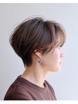 ルプラ ブリリアント(le-pla brilliant)&nbsp;ハンサムショート/センターパート/アッシュベージュ/豊橋/田原