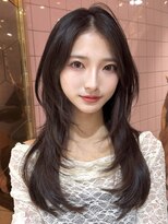 ルームバイシー 新宿(Loom. by Sea)&nbsp;大人ガーリー×ダークアッシュ[似合わせカット/ミディアム]