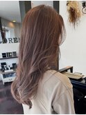 ハイライトカラーラベンダーベージュ×フェイスレイヤー8.12