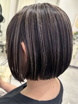 スティロ(stylo) ハイライトカラーグレージュベージュケアブリーチダブルカラー