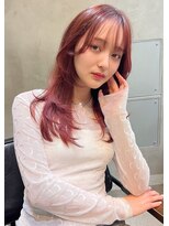 ロイド(Lloyd)&nbsp;【Lloyd 大宮】ピンクブラウン×レイヤーカット