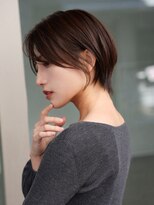 ソワネ 表参道(soigne)&nbsp;青山白髪ぼかしハイライトレイヤーボブアッシュグレージュ40代◎