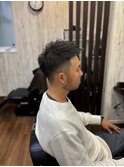 ツーブロショート