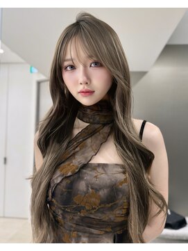 サンドレオ 新宿店(sand Leo) ミディアムレイヤーカット/髪質改善/韓国/前髪/新宿/ブリーチ