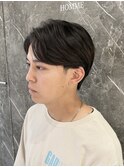 メンズセンターパート/フェザーパーマ/立川