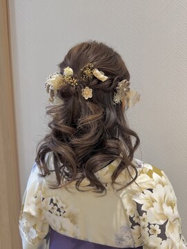 ケーフィール(HAIR PRODUCE K-feel) 袴　ハーフアップ