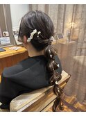 ヘアアレンジ3/21編みおろし