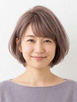 と和×美髪クリニック 巣鴨店&nbsp;【透明感】大人ラベンダーベージュの丸みショートボブ