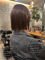 スタンド バイ ヘアー アンド コーヒー 恵比寿(STAND By HAIR ＆ Coffee)&nbsp;春のきりっぱなしボブスタイル