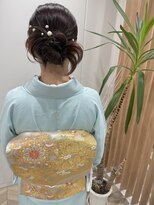 ミグ バイ クオーレ(mig by CUORE)&nbsp;色留袖　着付け　ヘアセット　結婚式
