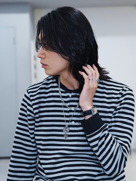 アンサー 原宿(ANSWER) メンズ髪質改善地毛風縮毛矯正ストレート毛流れセンターパート