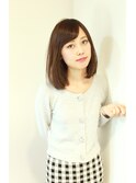 【Baton HAIR】大人可愛いナチュラルボブ