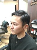 ツーブロックショート