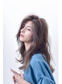 "VOGUE"外国人風ヌーディーロング