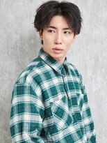 メンズサロンドットリアン(dot. lien)&nbsp;【men’s salon dot. Tokyo】癖毛風パーマ×センターパート