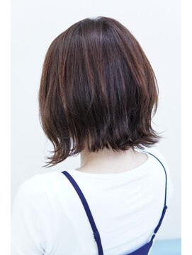 リッツヘアー 下川美容室(Rits hair) ナチュラルブラウン／軽め外ハネボブ
