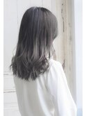 【エアタッチ】グレージュのナチュラルグラデーション