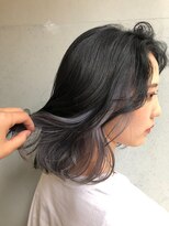 遊人セントラル(CENTRAL) 黒髪×インナーカラー