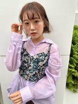 ロッサ マダムアルディ(Rosa Mme.Hardy)&nbsp;ミニボブ イヤリングカラー ベージュカラー