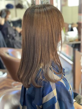 ビール 今泉店(BEER) 【BEER 山崎雄太朗】乾かすだけでOK!髪質改善ストカールロング