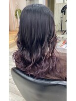 トウキョウヨシつね 御幸ヶ原店(TOKYO Yoshi)&nbsp;ラベンダーベージュ×グラデーション/髪質改善