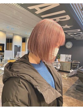 グランツ ヘアーデザイン(GLANZ HAIR DESIGN) pink beige