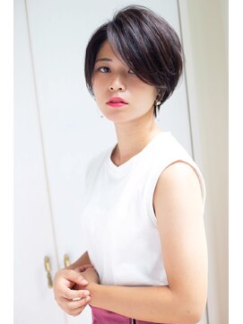 ロンド レグリーズ 立川(Lond leglise) 【山方　直也】小顔×似合わせカット×マッシュショート×耳かけ