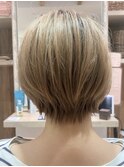 20代大人かわいいショートヘア　ミルクティーカラー　[草加駅]