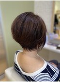 ステップボーンカット/アースカラー/30代40代50代