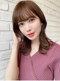 大人可愛いイメチェンモードヘアダークアッシュ錦糸町