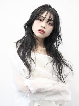 ココ 本八幡(KOKO) 黒髪クラゲヘアーオリーブグレー小顔ココアベージュセミロング