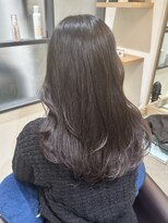 プリマ アンジュ 中目黒店(PRIMA ange)&nbsp;ミディアムラベンダーアッシュ20代30代40代くびれミディ韓国ヘア