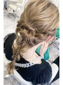 【中野ヘアセット】編み下ろしアレンジ