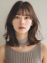 アルトリスト(Altruist Aging×HAIR&SPA)&nbsp;★ダークアッシュ大人ガーリーボブ着物ミディアムレイヤーカット