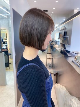 ロンドクロエ 横浜(Lond Chloe) 前髪顔周りレイヤー+韓国ボブ/髪質改善/縮毛矯正/黒髪[横浜]
