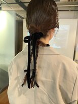 【あきら】ヘアセット/お呼ばれヘア/リボン