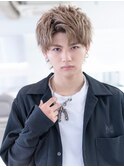 アップバング/カルマパーマ/メンズマッシュ