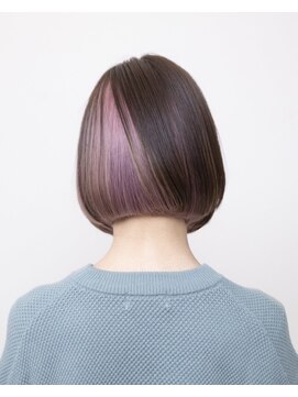ルプラ ブリリアント(le-pla brilliant) ショートボブ/インナーカラー/ピンク/切りっぱなし/豊橋/田原