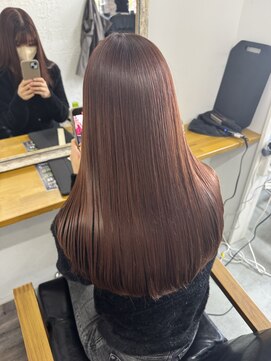 リ シャルム バイ エニーハウ 南七日町店(Re charm by anyhow) オレンジブラウンカラー