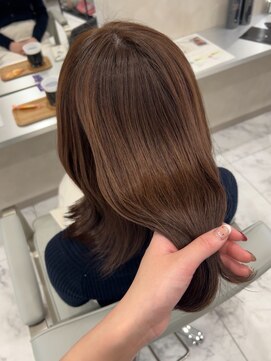 キング(K!ng) 縮毛矯正髪質改善ハイライトレイヤーカット楠葉美容室エクステ