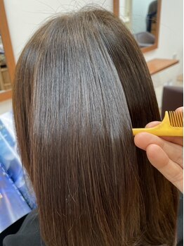 楚々の写真/【髪質改善】TOKIOインカラミ酸熱トリートメント取扱い◎輝く質感で自然なサラツヤ髪を手に入れて♪