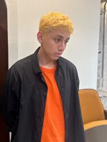 セーヌアワー(CEINE OUR)&nbsp;三軒茶屋メンズカットブリーチパーマツイストスパイラル眉毛