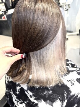 インク(inc) ホワイトベージュ/インナーカラー