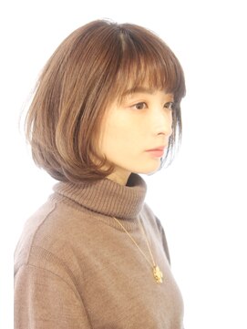レウナ 外苑前(Reuna) 大人可愛いボブスタイル　ワンカール　パーマ
